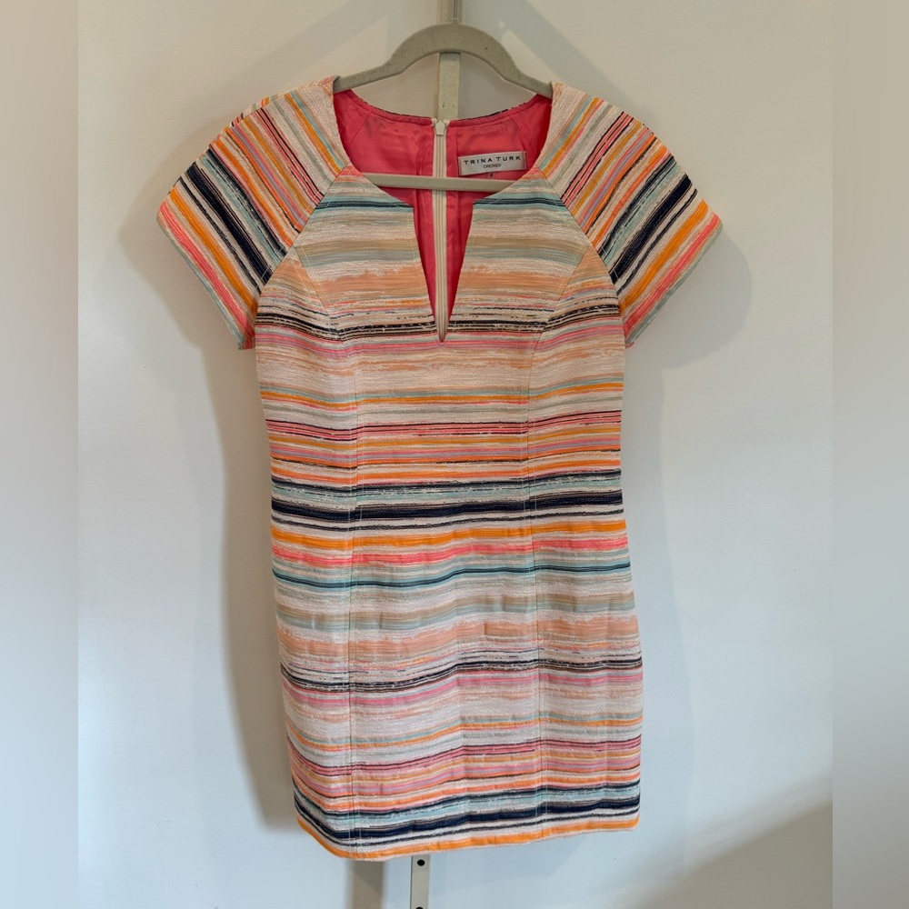 Trina Turk Multicolor Striped Dress